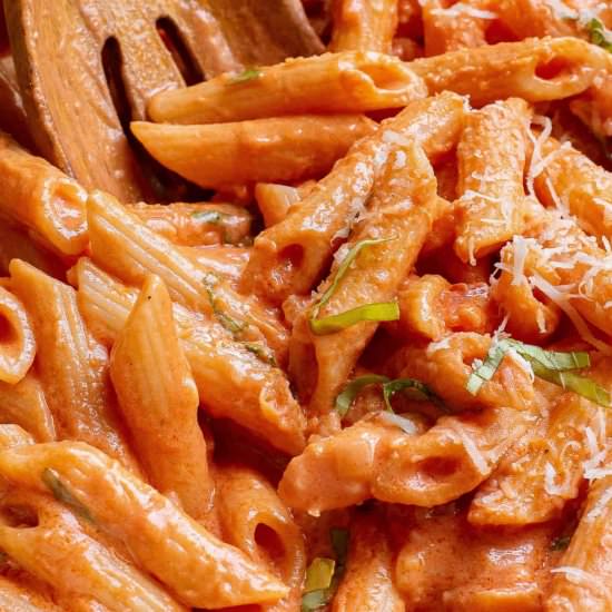 Creamy Tomato Pasta - Recipe photo by AllThingsMamma