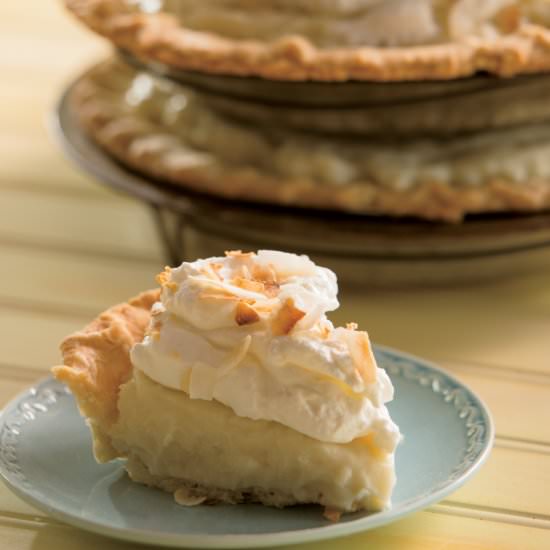 Classic Coconut Cream Pie - Recipe photo by farmflavor