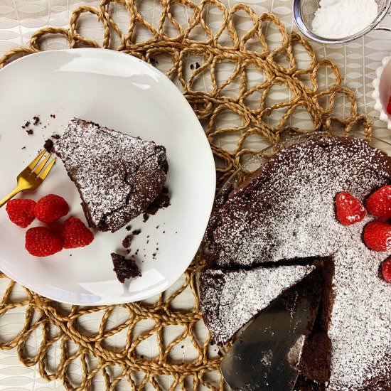 The best flourless chocolate cake - Recipe photo by hornoMX