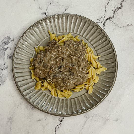 Ground Beef Stroganoff - Recipe photo by Recipesmadewithlove
