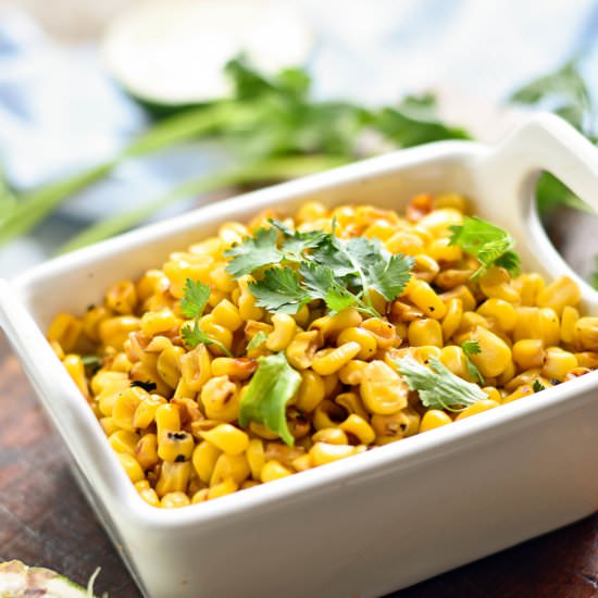 Skillet Charred Corn - Recipe photo by CallMePMc