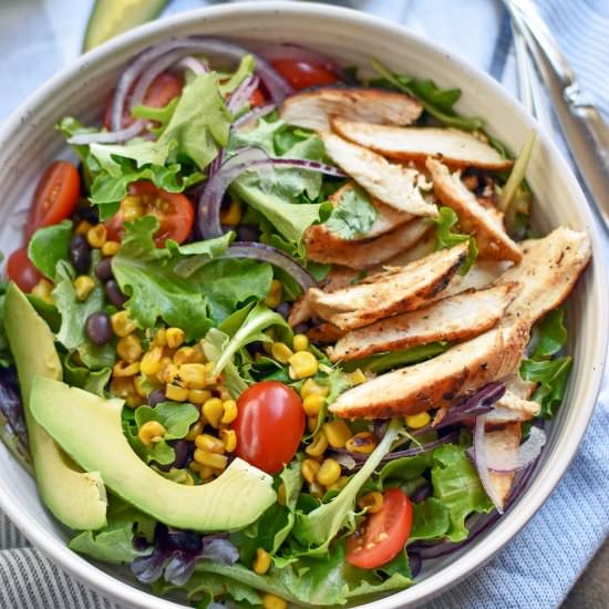 Southwest Blackened Chicken Salad - Recipe photo by CallMePMc