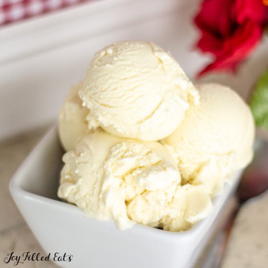 Cannoli Ice Cream - Recipe photo by Joy Filled Eats