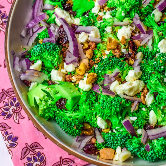 Broccoli Salad without Mayo - Recipe photo by turnrowtable