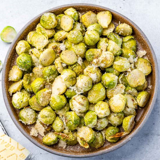 GARLIC PARMESAN OVEN ROASTED BRUSSE - Recipe photo by healthyfitnessmeals