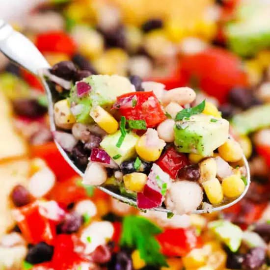 Cowboy Caviar - Recipe photo by peasandpeonies