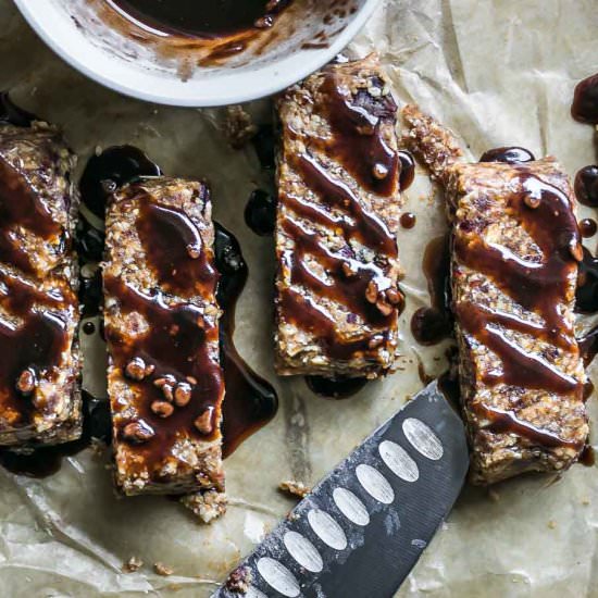 Chocolate Peanut Butter Granola Bar - Recipe photo by forkintheroad