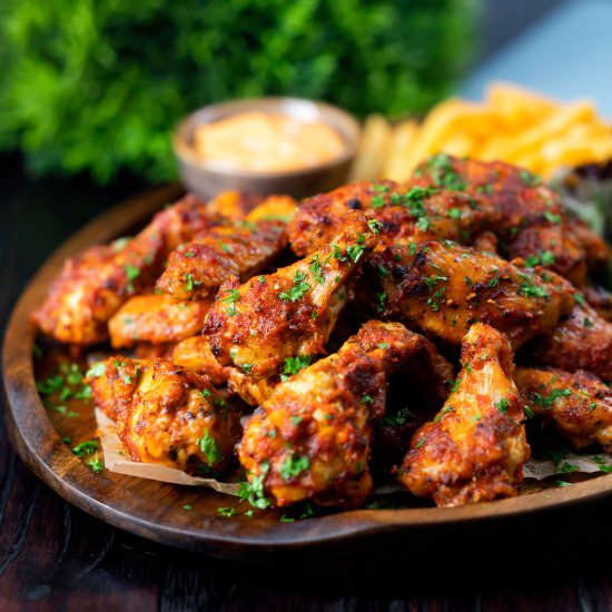 Peri Peri Chicken Wings - Recipe photo by Brian Jones