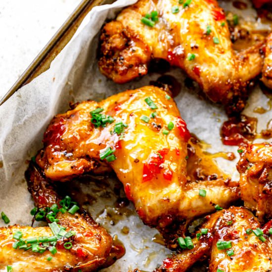 Air Fryer Maple Scotch Bonnet Wings - Recipe photo by etfoodvoyage