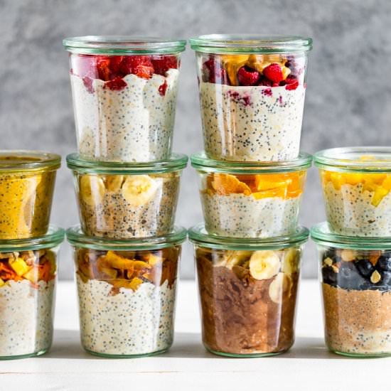 Overnight Oats - Recipe photo by Get Inspired Everyday