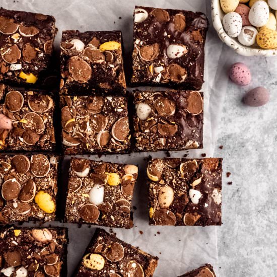 Mini Egg Brownies - Recipe photo by marshasbakingaddiction