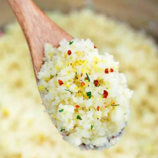 Lemon Couscous - Recipe photo by peasandpeonies