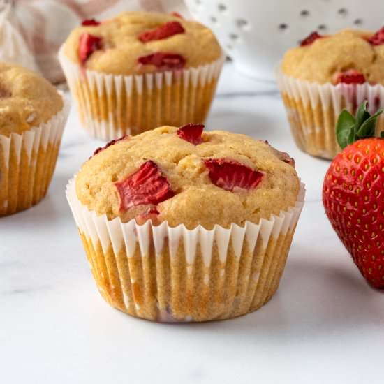Strawberry Lemon Muffins - Recipe photo by freshapron