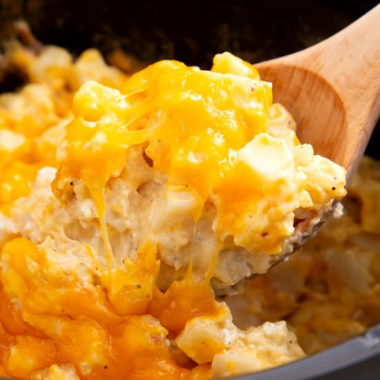 Crockpot Cheesy Potatoes - Recipe photo by AllThingsMamma