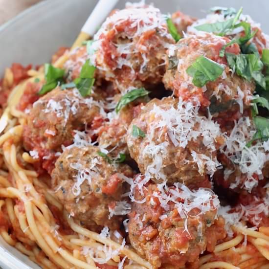 Italian Slow Cooker Meatballs - Recipe photo by Whitney Bond