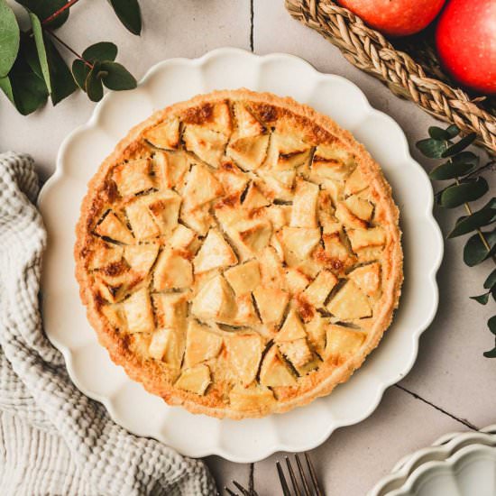 French Apple Tart - Recipe photo by Sweetly Cakes