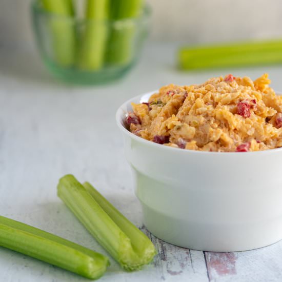 Pepper Jack Pimento Cheese - Recipe photo by biscuitsandburlap
