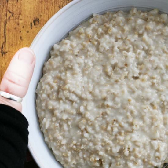 Slow Cooker Steel Cut Oats - Recipe photo by cheap-recipe-blog