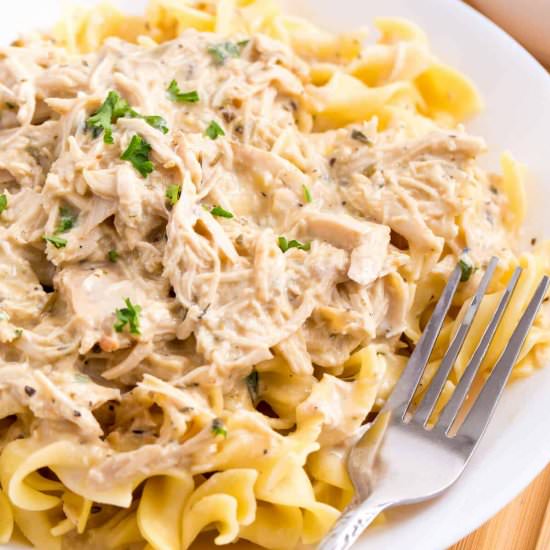 Creamy Crockpot Chicken Recipe - Recipe photo by AllThingsMamma