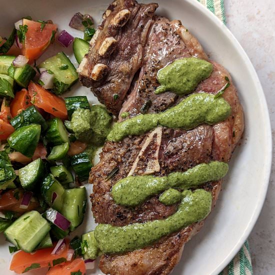 Easy Lamb Shoulder Chops - Recipe photo by www.jamilghar.com