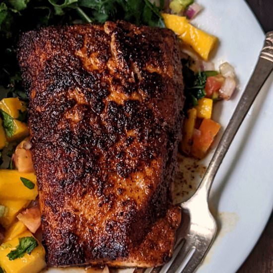 Blackened Mahi Mahi - Recipe photo by www.jamilghar.com