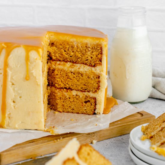 BEST EVER Butterscotch Cake - Recipe photo by fitandfull
