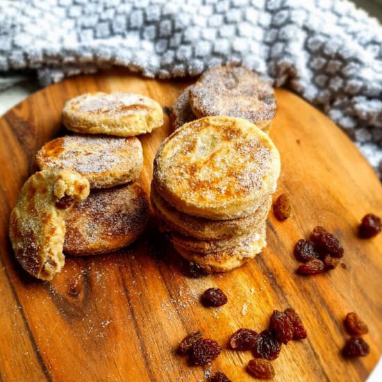 Vegan Welsh Cakes - Recipe photo by thatvegandad