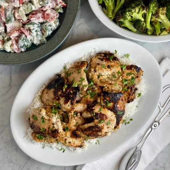 Greek Chicken - Recipe photo by thebrookcook.wordpress.com