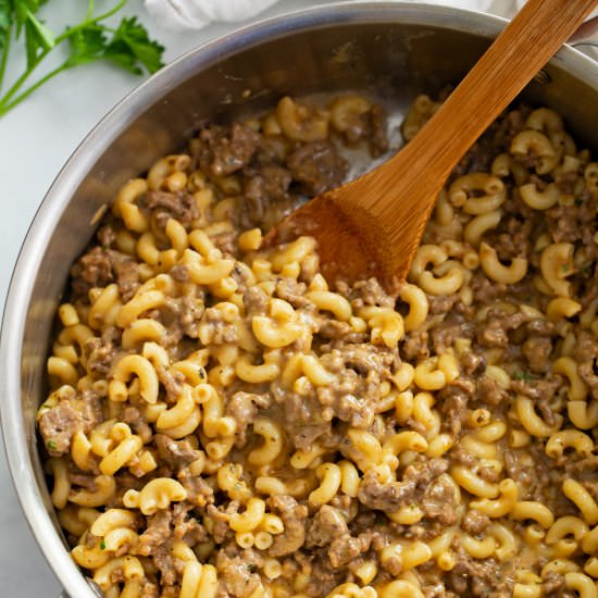 Homemade Hamburger Helper - Recipe photo by TheCozyCook