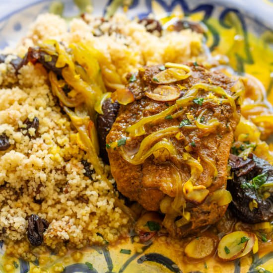 Moroccan Chicken and Prunes - Recipe photo by GiangisKitchen