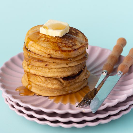 20-Minute Brown Sugar Pancakes - Recipe photo by marleysmenu