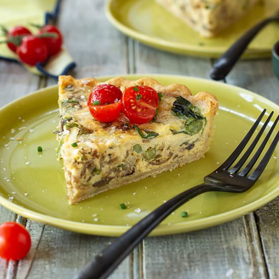 Breakfast Quiche Recipe - Recipe photo by tenpoundcakecompany
