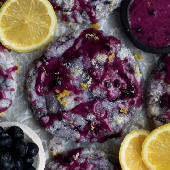 Lemon Blueberry Cookies - Recipe photo by laneandgreyfare