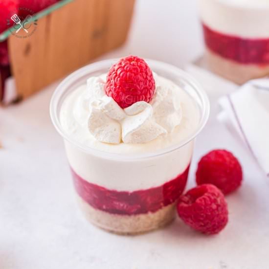 Raspberry Cheesecake Shooters - Recipe photo by emilyenchanted