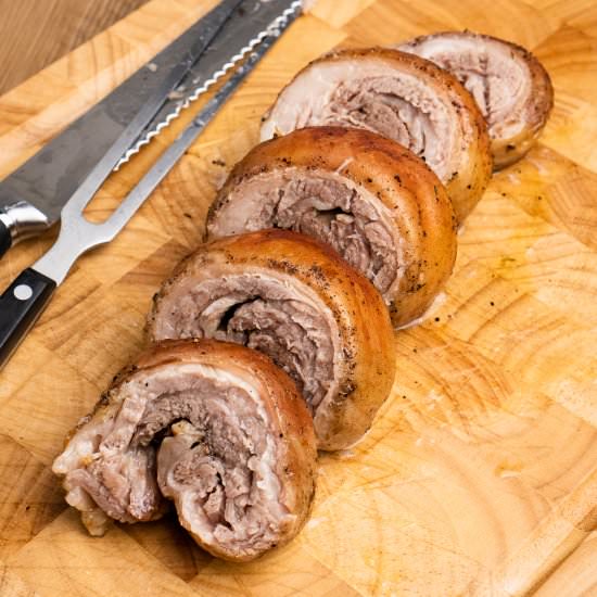 Rolled Lamb Breast ( Slow Cooked) - Recipe photo by Flawless Food