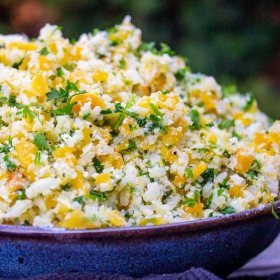 Seasoned Cauliflower Rice - Recipe photo by Two Kooks In The Kitchen