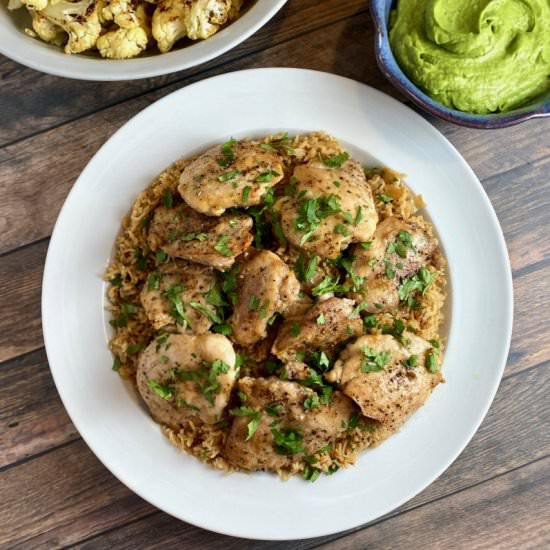 Chicken with Avocado Sauce - Recipe photo by thebrookcook.wordpress.com
