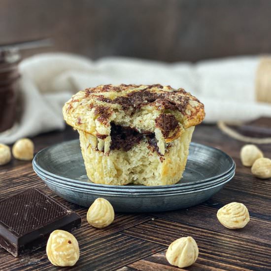 Nutella Muffins - Recipe photo by live to sweet