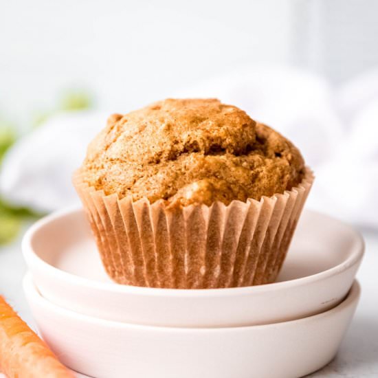 Carrot Banana Muffins - Recipe photo by Theoregondietitian