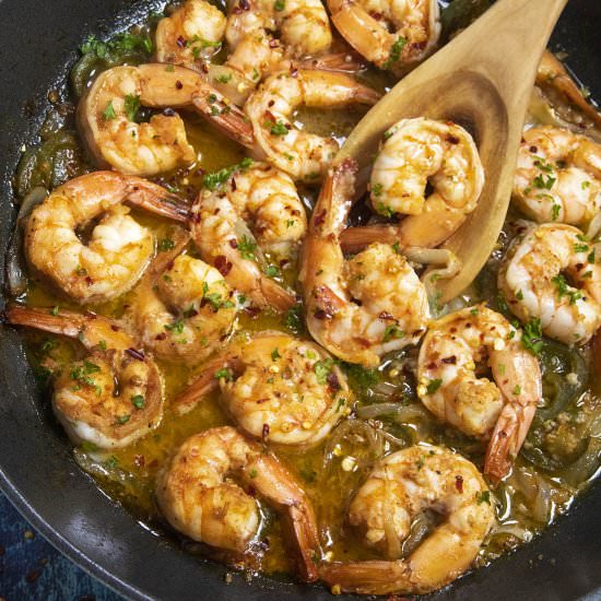 Mexican Garlic Shrimp - Recipe photo by ChiliPepperMadness