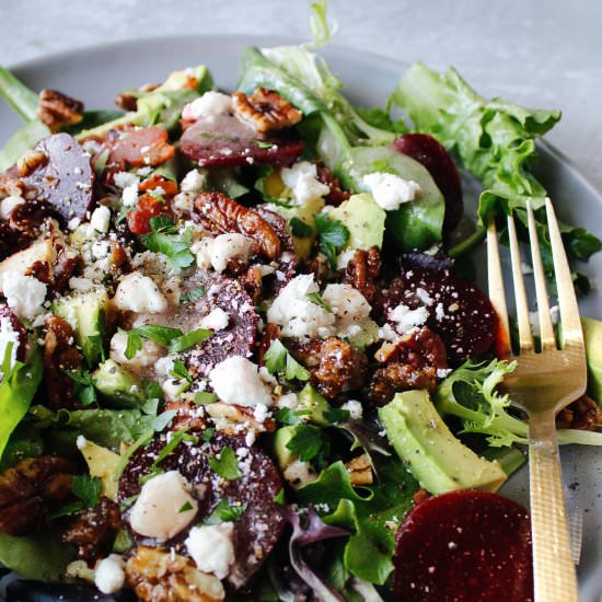 Beet and Avocado Salad - Recipe photo by thefigjar