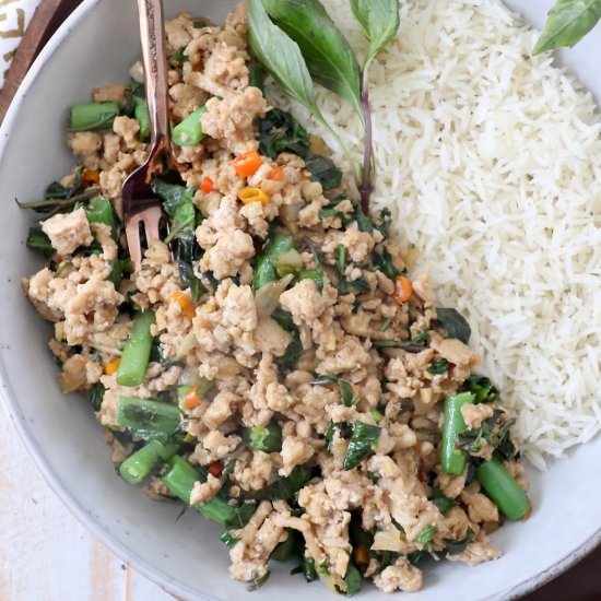 Thai Basil Chicken - Recipe photo by Whitney Bond