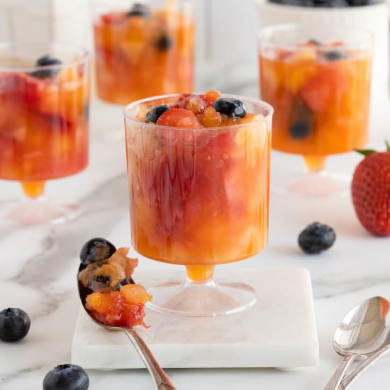 Frozen Fruit Cups - Recipe photo by Valeries Kitchen