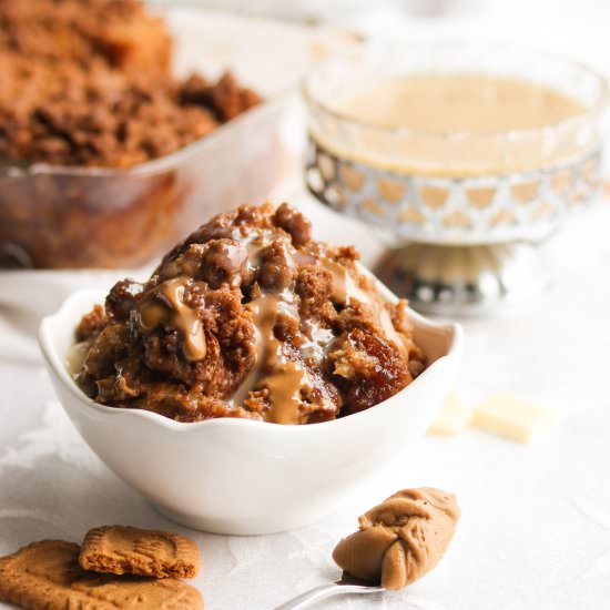 Cookie Butter Bread Pudding - Recipe photo by A baJillian Recipes
