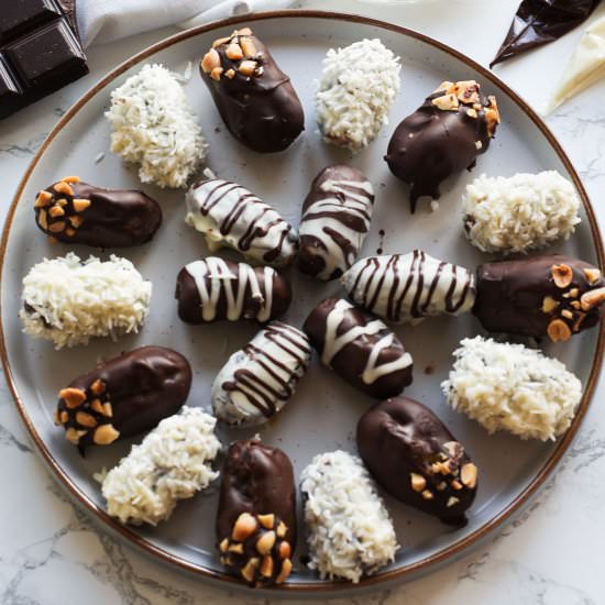 Homemade Chocolate Covered Dates - Recipe photo by Simshomekitchen