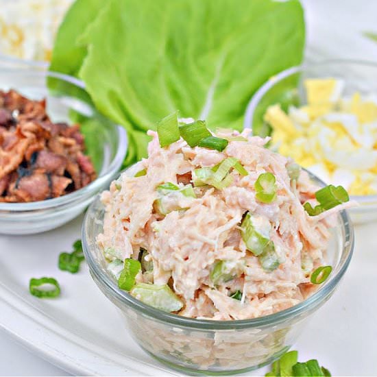 SWEET & SPICY CANNED CHICKEN SALAD - Recipe photo by Stylish Cravings