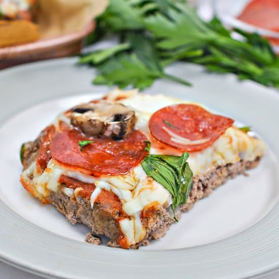 KETO MEATZA - Recipe photo by Stylish Cravings