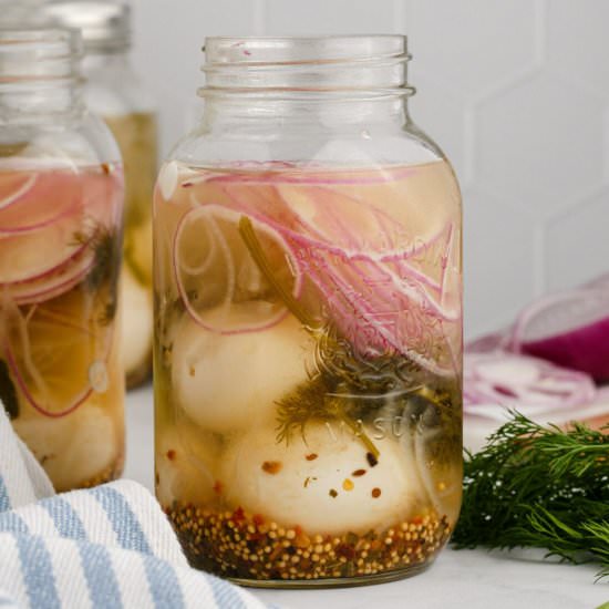 Pickled Eggs - Recipe photo by amandascookin