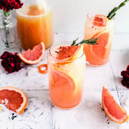 Guava Grapefruit Mocktail - Recipe photo by windycitydinnerfairy