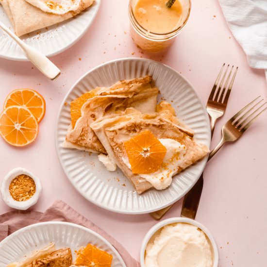 Easy Orange Crepes - Recipe photo by windycitydinnerfairy